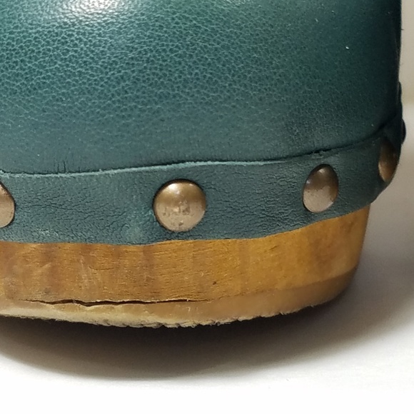 Sanita jade ankle bootie wood clog size 37 or 6 - Picture 4 of 8